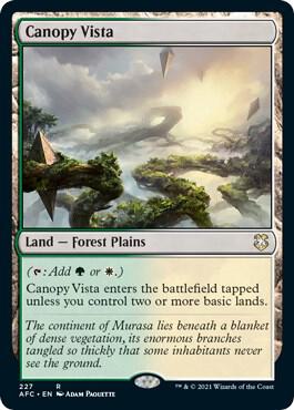 Canopy Vista 227/62 (Commander: Adventures in the Forgotten Realms)  | Good Games Modbury