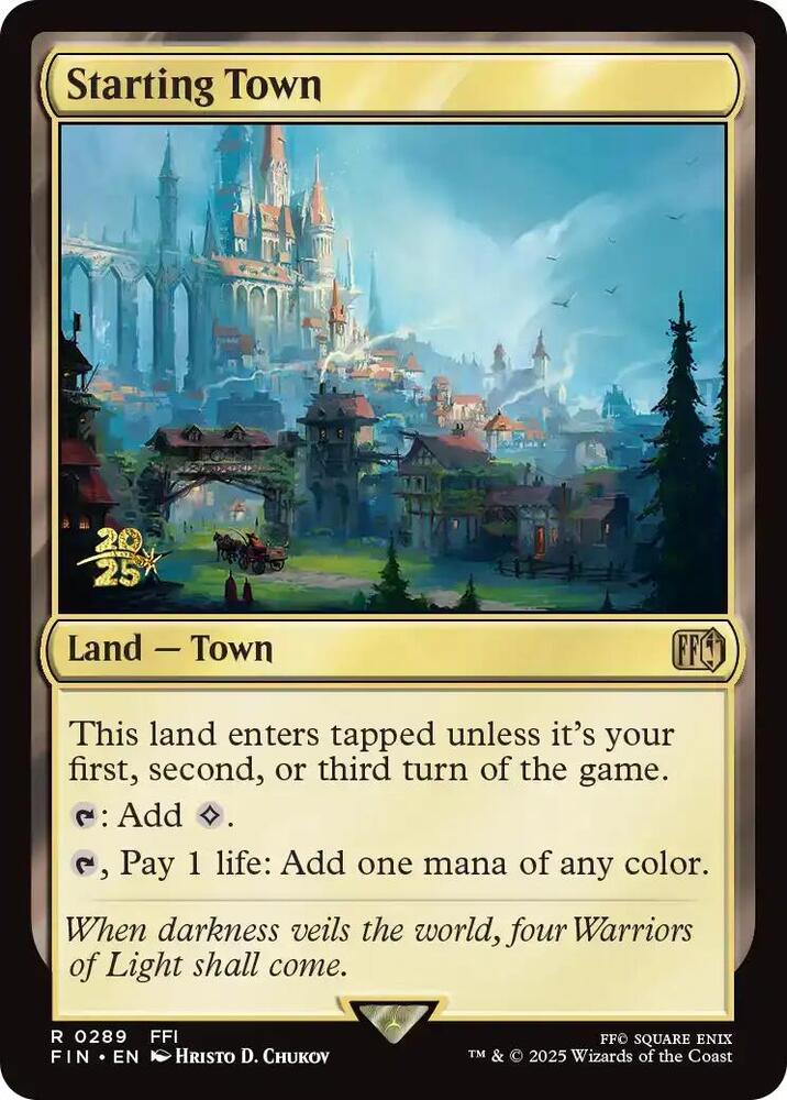 Starting Town 289 (Prerelease Cards)  - Foil | Good Games Modbury