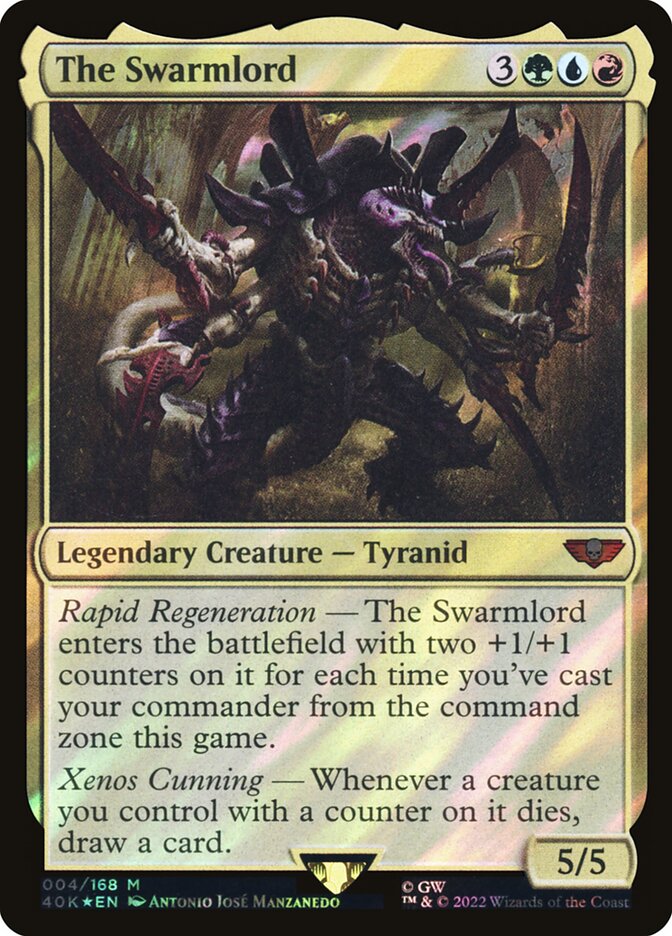 The Swarmlord 4/617 (Universes Beyond: Warhammer 40,000)  - Surge Foil | Good Games Modbury