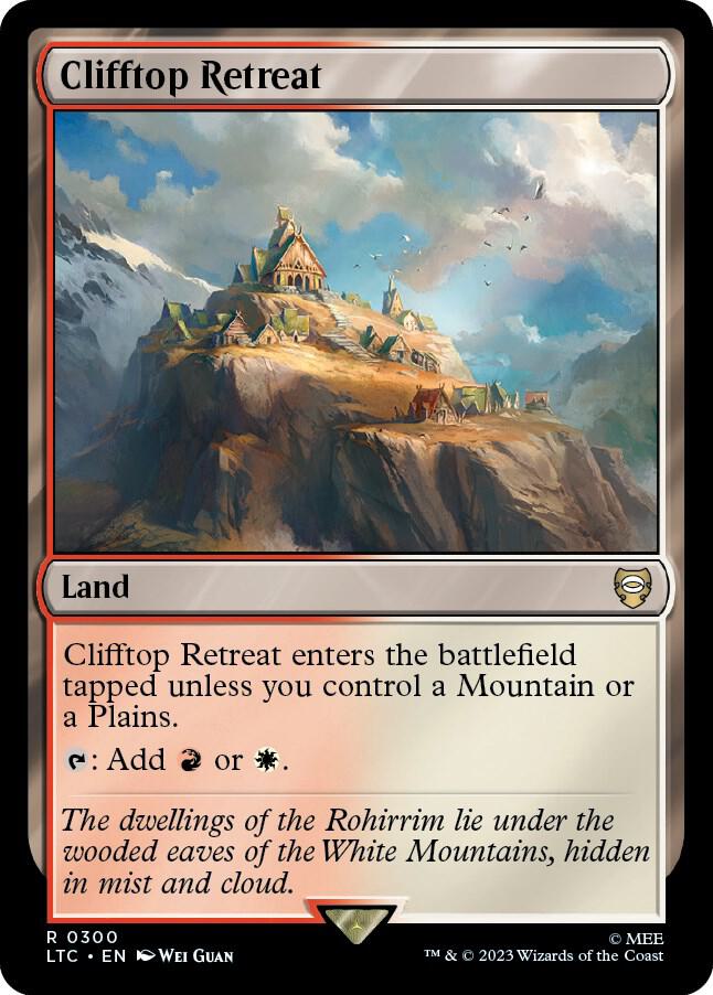 Clifftop Retreat 300 (Commander: The Lord of the Rings: Tales of Middle-earth)  | Good Games Modbury