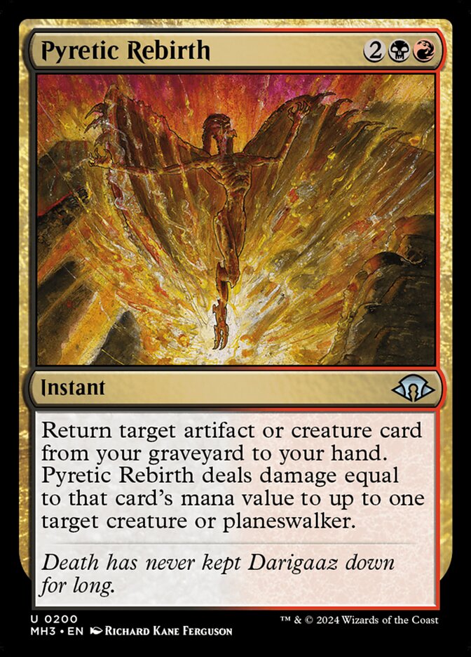 Pyretic Rebirth 200/319 (Modern Horizons 3)  | Good Games Modbury