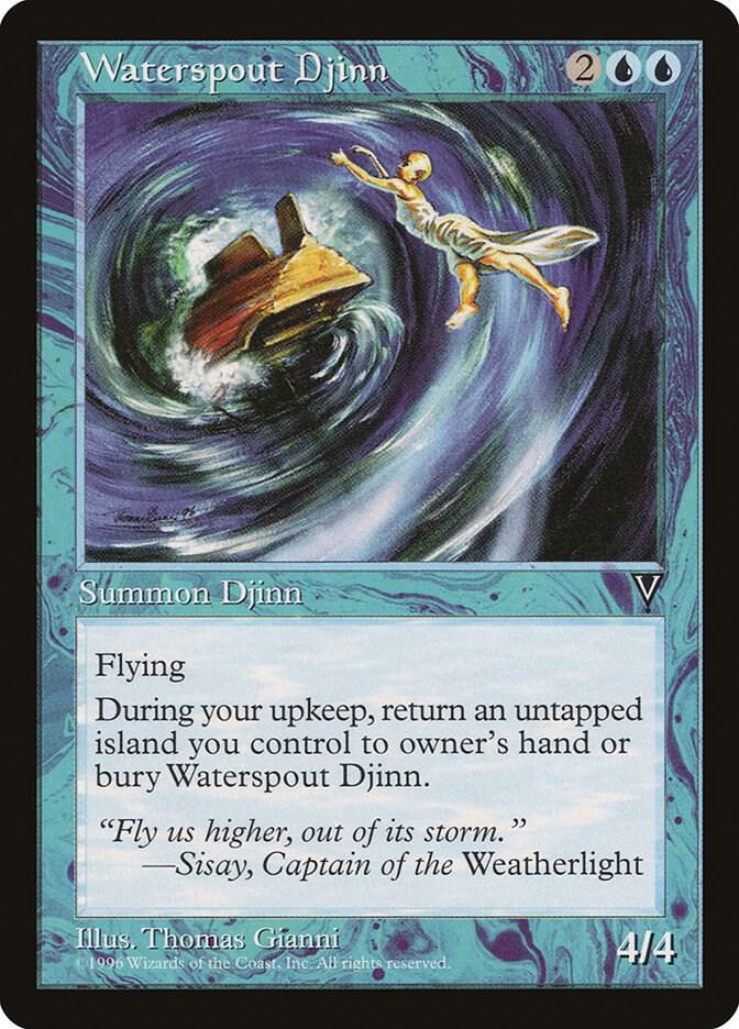 Waterspout Djinn 50/167 (Visions)  | Good Games Modbury