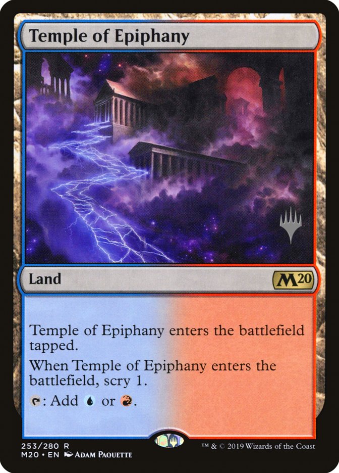Temple of Epiphany (Promo Pack) [Core Set 2020 Promos] | Good Games Modbury