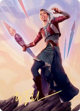 Niko Aris Art Card Gold Stamped Signature 63 (Art Series: Kaldheim)  | Good Games Modbury