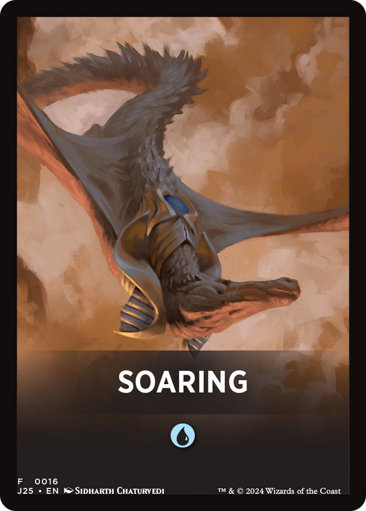 Soaring Theme Card [Foundations Jumpstart Front Cards] | Good Games Modbury