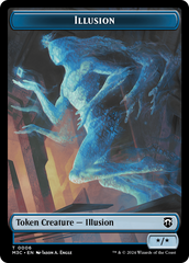 Illusion // Servo Double-Sided Token [Modern Horizons 3 Commander Tokens] | Good Games Modbury