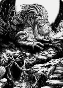 Grolnok the Omnivore Art Card 77 (Art Series: Innistrad: Crimson Vow)  | Good Games Modbury