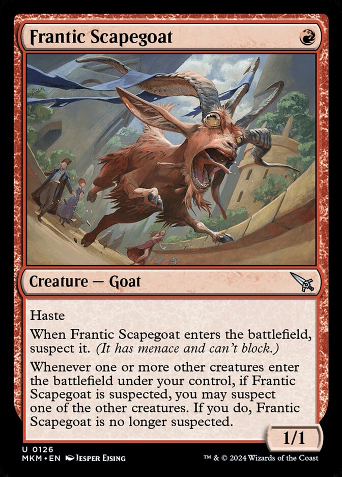 Frantic Scapegoat 126/286 (Murders at Karlov Manor)  - Foil | Good Games Modbury