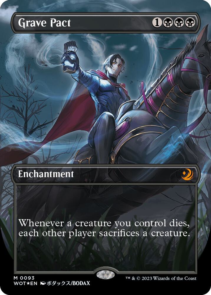 Grave Pact 93/63 (Wilds of Eldraine: Enchanting Tales)  - Borderless Confetti Foil | Good Games Modbury