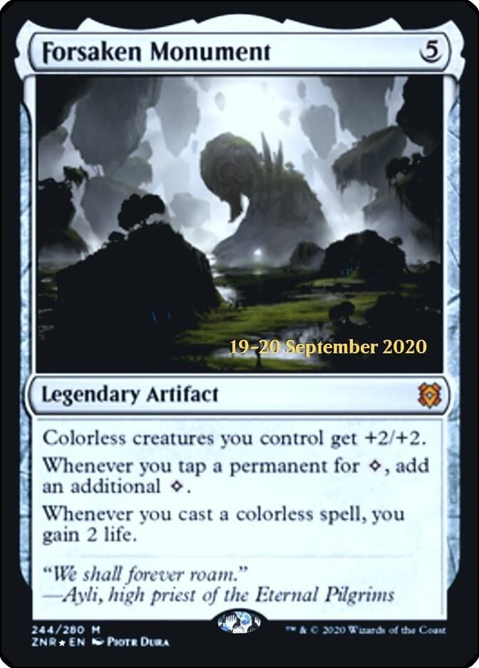 Forsaken Monument 244s/169 (Prerelease Cards)  - Foil | Good Games Modbury