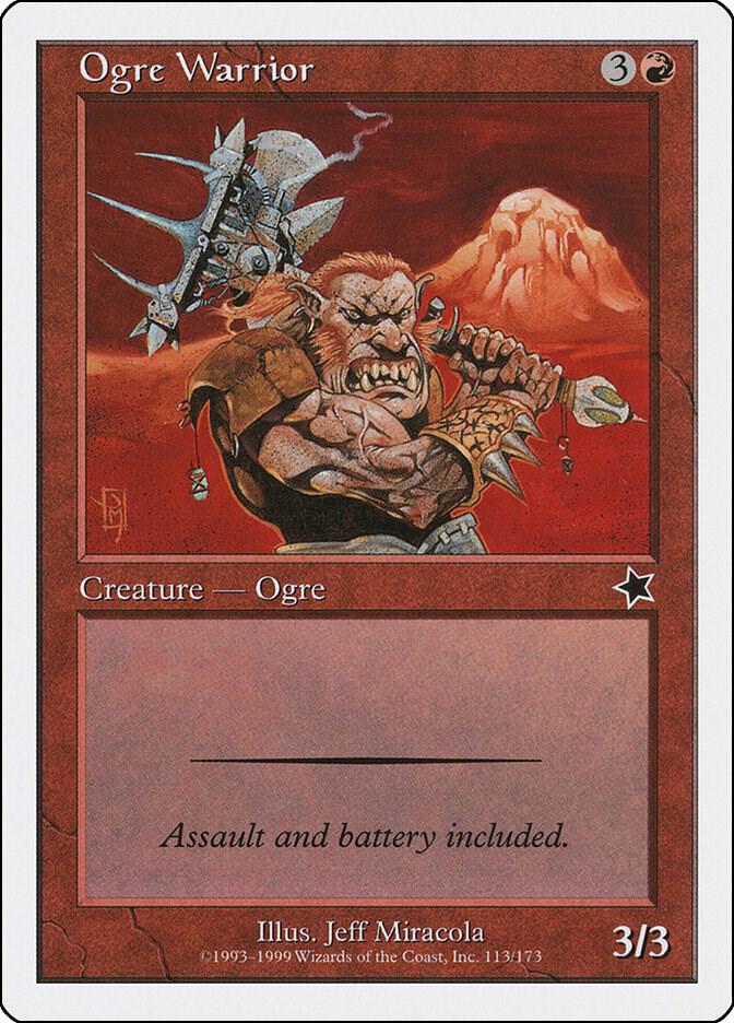 Ogre Warrior 113/173 (Starter 1999)  | Good Games Modbury