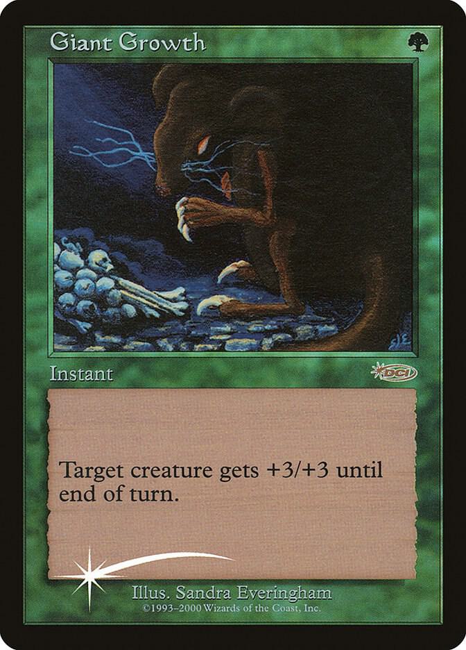 Giant Growth 8/350 (FNM Promos)  - Foil | Good Games Modbury
