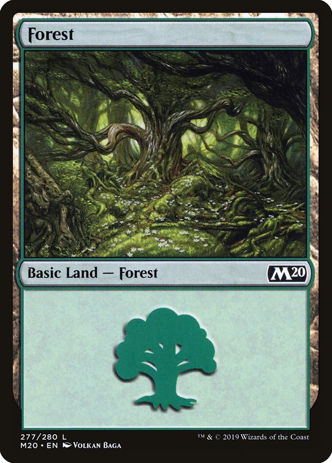 Forest (277) [Core Set 2020] | Good Games Modbury