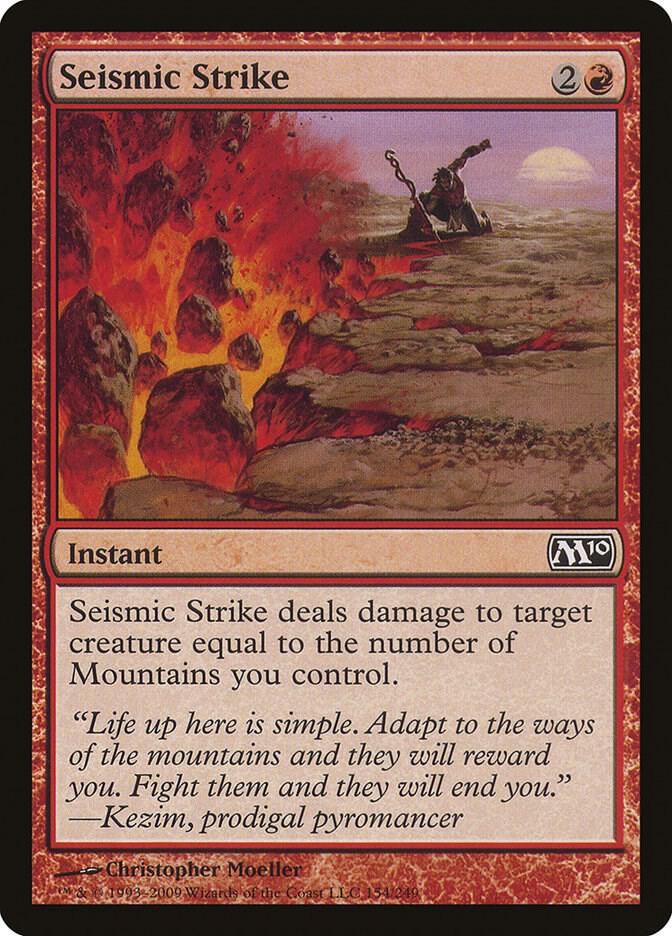 Seismic Strike 154/249 (Magic 2010 (M10))  - Foil | Good Games Modbury