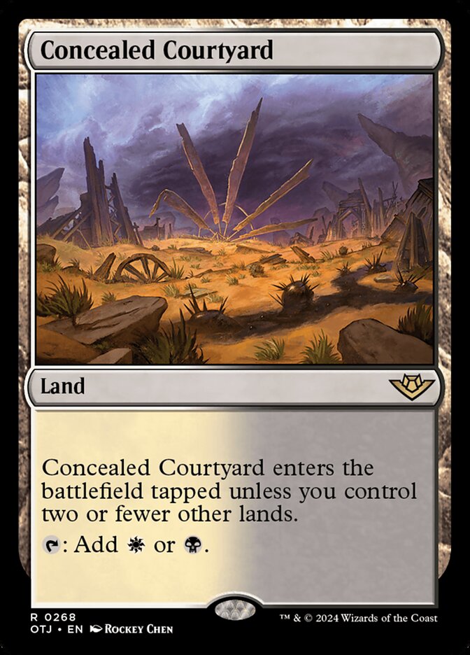 Concealed Courtyard 268 (Outlaws of Thunder Junction)  | Good Games Modbury
