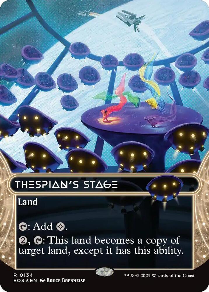 Thespian's Stage 134/45 (Edge of Eternities: Stellar Sights)  - Borderless Galaxy Foil | Good Games Modbury