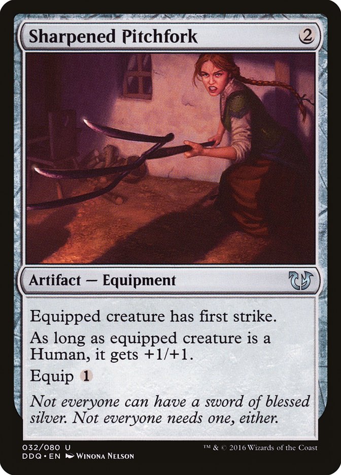 Sharpened Pitchfork 32/80 (Duel Decks: Blessed vs. Cursed)  | Good Games Modbury