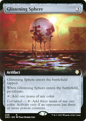 Glistening Sphere (Extended Art) [Phyrexia: All Will Be One Commander] | Good Games Modbury