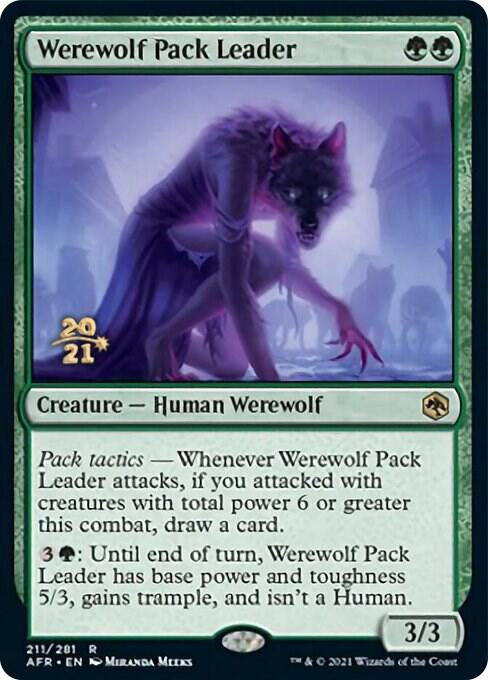 Werewolf Pack Leader 211s/241 (Prerelease Cards)  - Foil | Good Games Modbury
