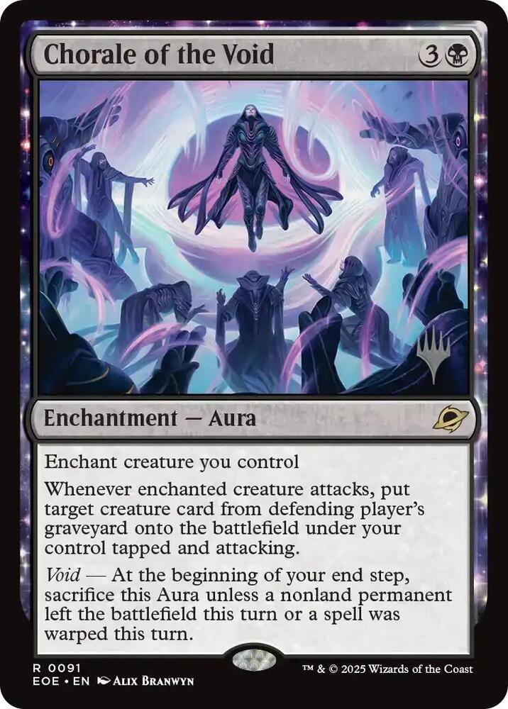 Chorale of the Void 91 (Promo Pack: Edge of Eternities)  - Foil | Good Games Modbury