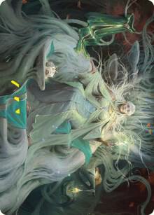 Galadriel Gift Giver Art Card 35 (Art Series: Universes Beyond: The Lord of the Rings: Tales of Middle-earth)  | Good Games Modbury