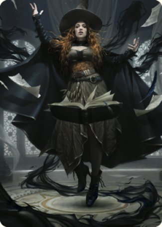 Tasha, the Witch Queen Art Card (41) [Commander Legends: Battle for Baldur's Gate Art Series] | Good Games Modbury