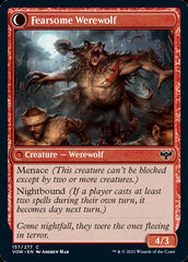 Fearful Villager // Fearsome Werewolf [Innistrad: Crimson Vow] | Good Games Modbury