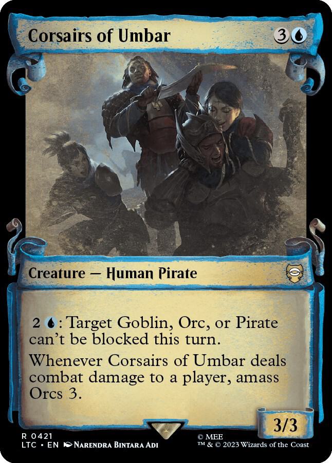 Corsairs of Umbar Showcase Scrolls 421 (Commander: The Lord of the Rings: Tales of Middle-earth)  - Showcase Scroll | Good Games Modbury