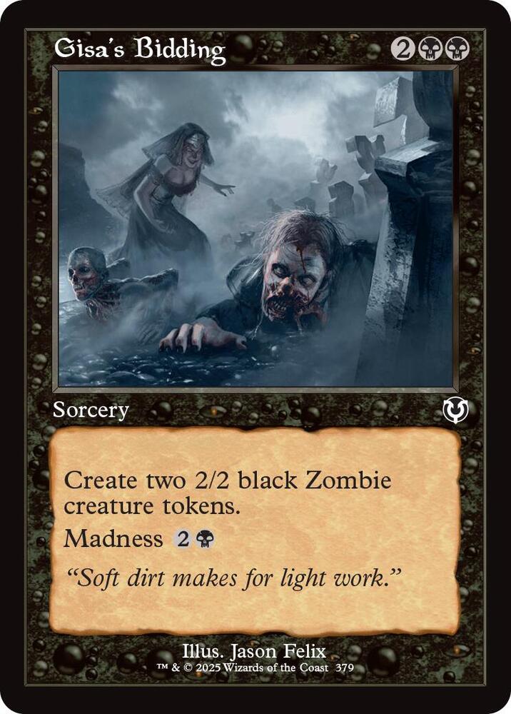 Gisa's Bidding 379/287 (Innistrad Remastered)  - Retro Foil | Good Games Modbury