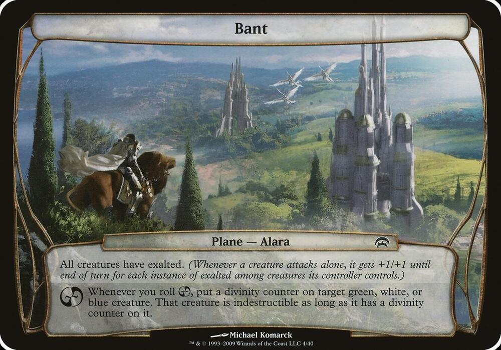 Bant Planechase 4/40 (Oversize Cards)  | Good Games Modbury