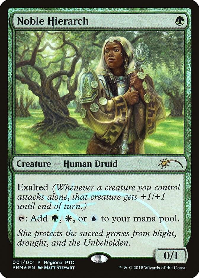 Noble Hierarch 2018 (Pro Tour Promos)  - Foil | Good Games Modbury