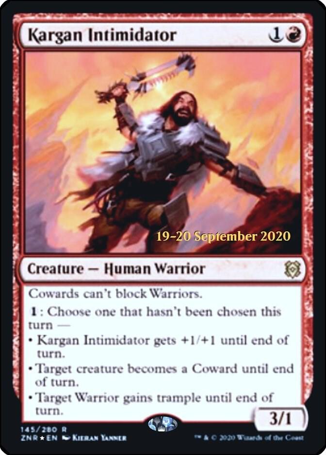 Kargan Intimidator 145s/169 (Prerelease Cards)  - Foil | Good Games Modbury