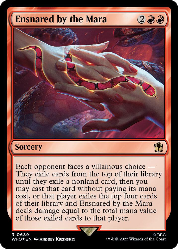 Ensnared by the Mara 689/331 (Universes Beyond: Doctor Who)  - Surge Foil | Good Games Modbury