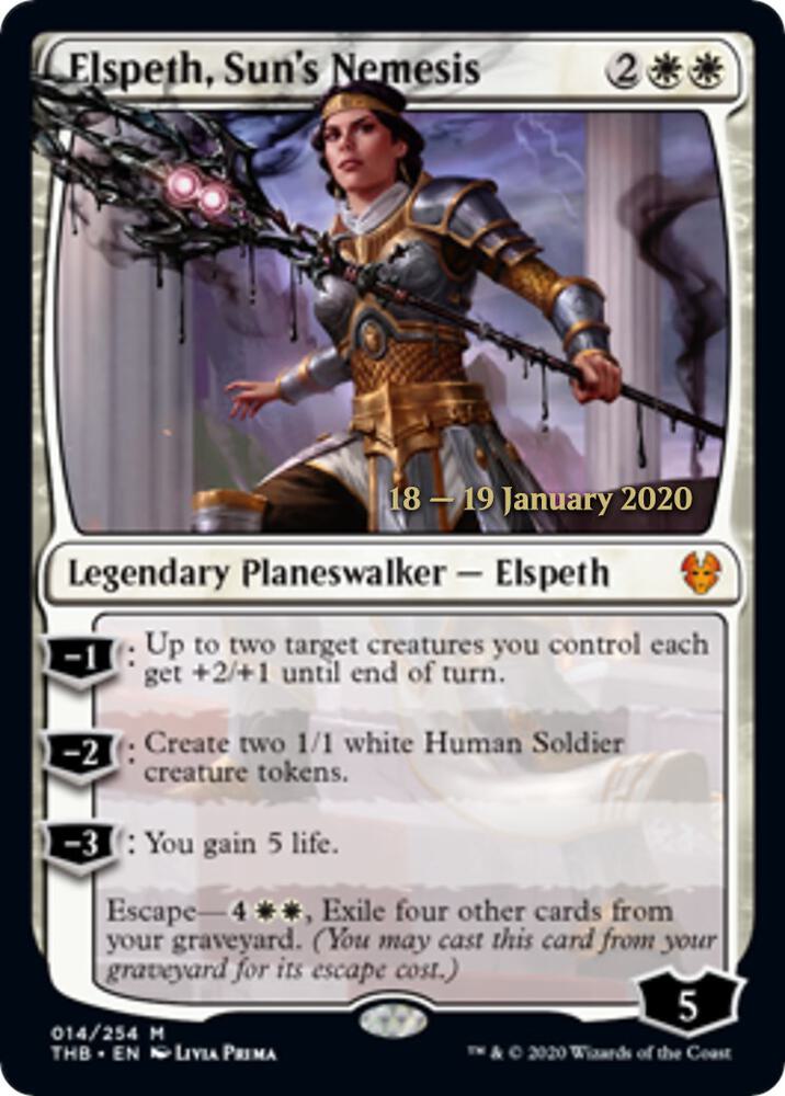 Elspeth Suns Nemesis 14s/137 (Prerelease Cards)  - Foil | Good Games Modbury