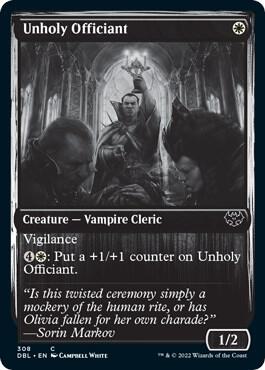 Unholy Officiant 308/534 (Innistrad: Double Feature)  | Good Games Modbury