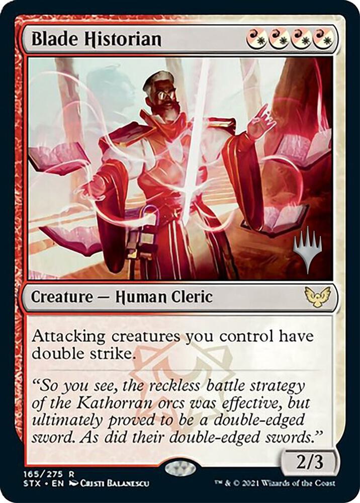 Blade Historian 165p/180 (Promo Pack: Strixhaven)  - Foil | Good Games Modbury