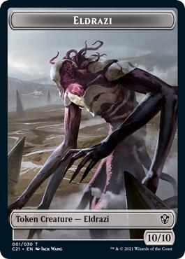 Eldrazi Champion of Wits Double Sided Token 1 // 6 (Commander 2021)  | Good Games Modbury