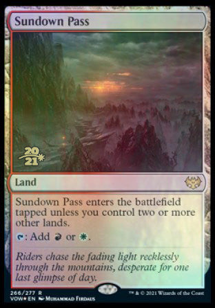 Sundown Pass [Innistrad: Crimson Vow Prerelease Promos] | Good Games Modbury