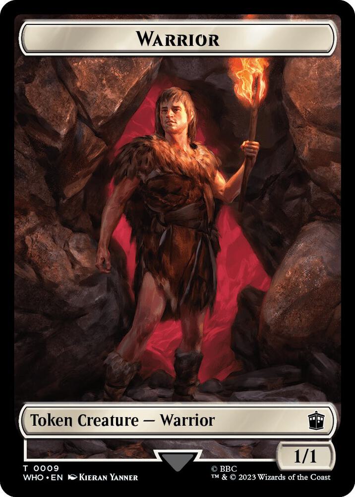 Warrior Treasure 0028 Double Sided Token 9 // 28 (Universes Beyond: Doctor Who)  | Good Games Modbury