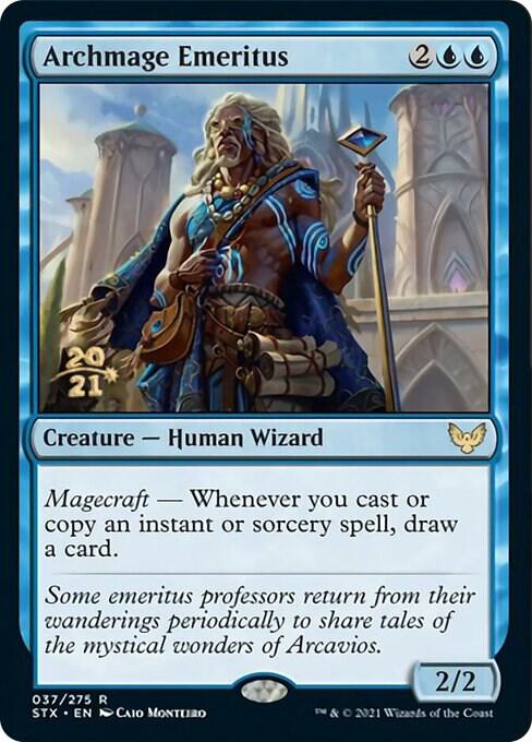 Archmage Emeritus 37s/180 (Prerelease Cards)  - PreRelease Foil | Good Games Modbury