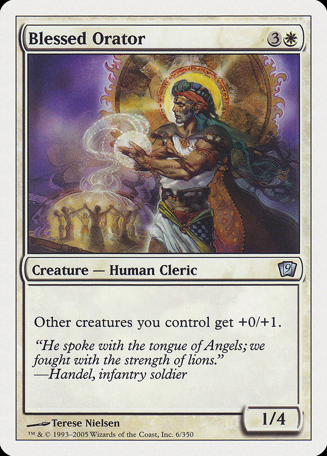 Blessed Orator 6/350 (9th Edition)  | Good Games Modbury