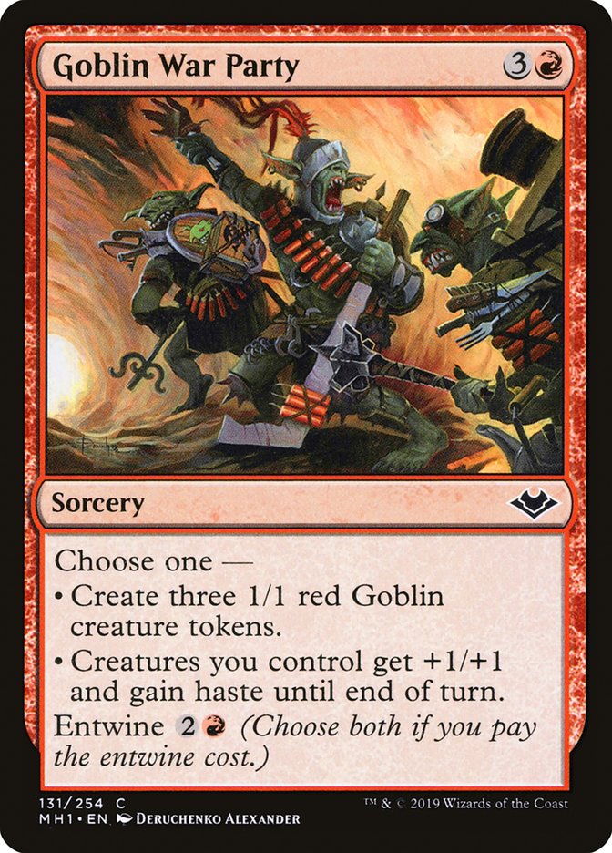 Goblin War Party [Modern Horizons] | Good Games Modbury