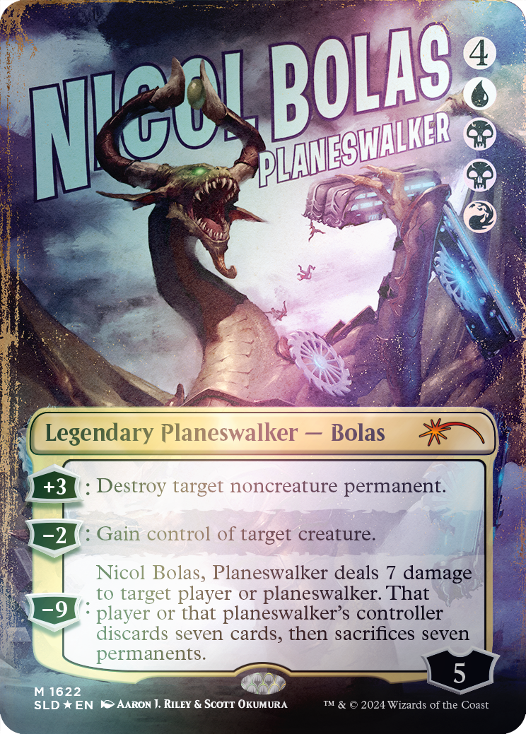 Nicol Bolas, Planeswalker (Rainbow Foil) [Secret Lair Drop Series] | Good Games Modbury