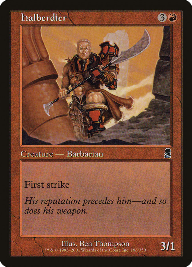 Halberdier [Odyssey] | Good Games Modbury