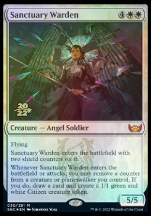 Sanctuary Warden [Streets of New Capenna Prerelease Promos] | Good Games Modbury