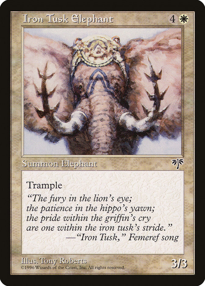 Iron Tusk Elephant 22/350 (Mirage)  | Good Games Modbury