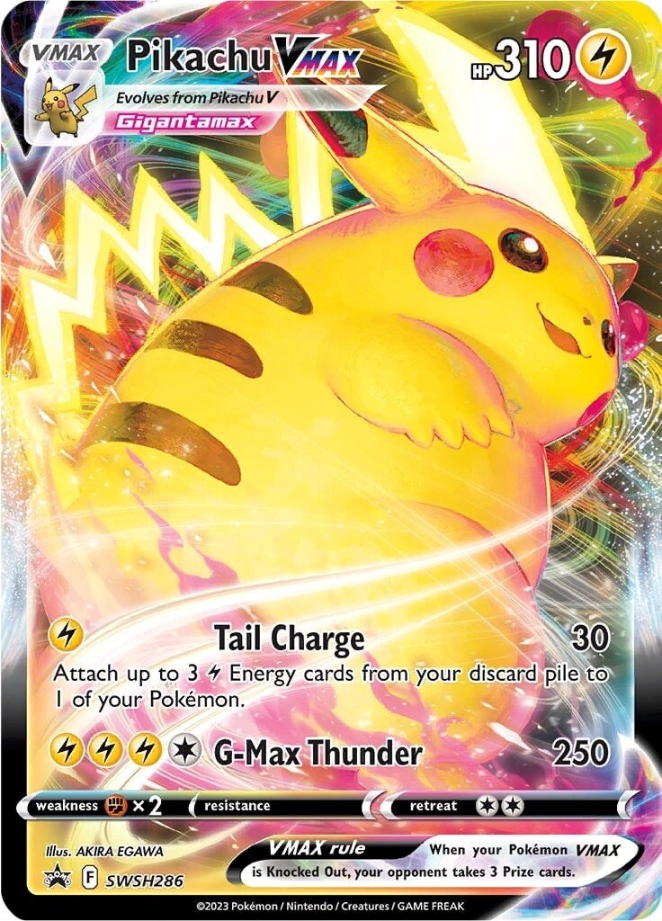 Pikachu VMAX (SWSH286) (Jumbo Card) [Sword & Shield: Black Star Promos] | Good Games Modbury