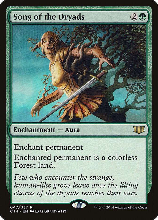 Song of the Dryads 47/337 (Commander 2014)  | Good Games Modbury