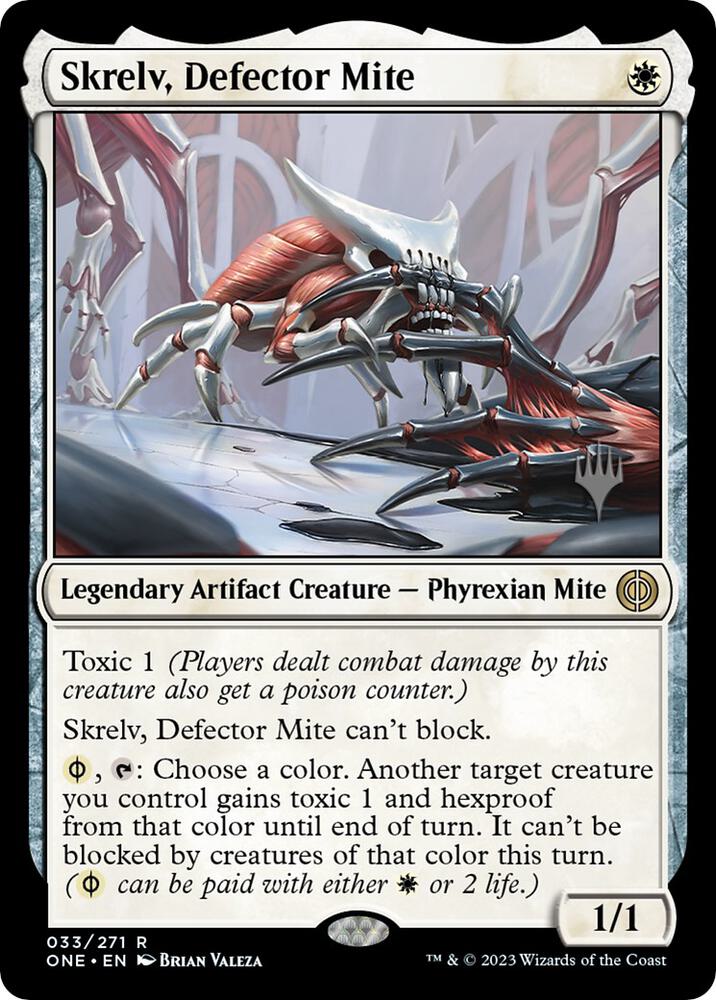 Skrelv Defector Mite 33 (Promo Pack: Phyrexia: All Will Be One)  | Good Games Modbury