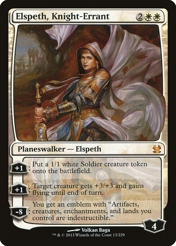 Elspeth, Knight-Errant 13/229 (Modern Masters)  - Foil | Good Games Modbury